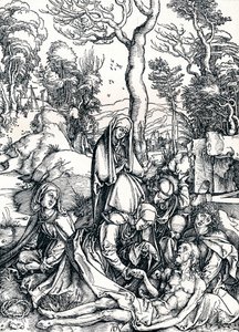 Klagosången för Kristus, 1498 1906 av Albrecht Dürer
