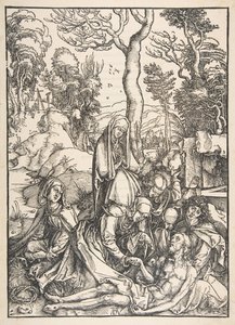 The Lamentation, från The Large Passion.n.d. av Albrecht Dürer