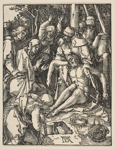 The Lamentation, från The Small Passion, ca. 1509. av Albrecht Dürer