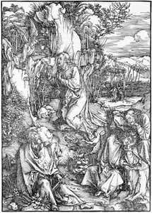 Den stora passionen: 2. Kristus på Olivberget av Albrecht Dürer