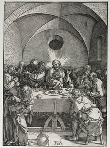 Den stora passionen: Nattvarden, 1510. av Albrecht Dürer