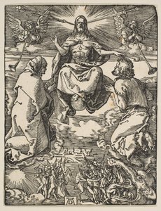Den sista domen, från The Small Passion, ca. 1510. av Albrecht Dürer