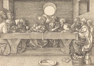 Den sista måltiden, 1523. av Albrecht Dürer