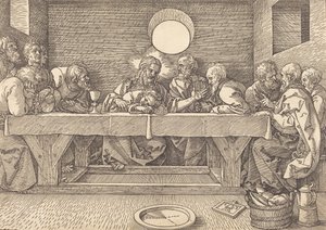 Den sista måltiden, 1523. av Albrecht Dürer