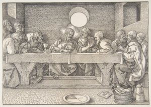 Den sista måltiden, 1523. av Albrecht Dürer