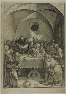 Nattvarden, från Den stora passionen av Albrecht Dürer