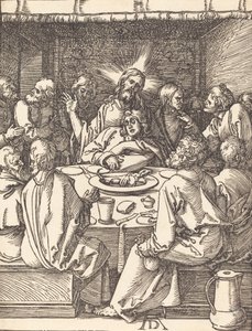 Nattvarden, förmodligen ca. 15091510. av Albrecht Dürer