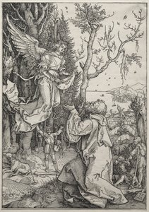 Jungfruns liv: Joachim och ängeln av Albrecht Dürer