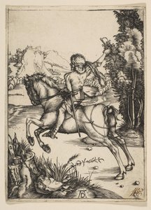 Den lilla kuriren.n.d. av Albrecht Dürer