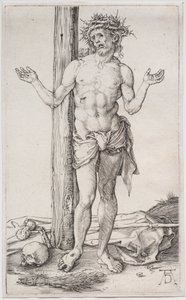 Sorgernas man stående, med upphöjda händer av Albrecht Dürer