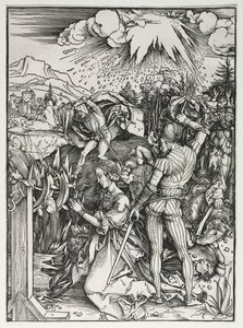 Sankta Katarina av Alexandrias martyrskap av Albrecht Dürer