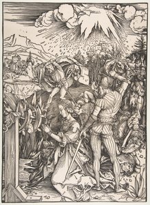 Sankta Katarinas martyrskap.n.d. av Albrecht Dürer