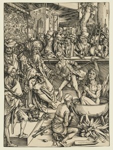 Den helige Johannes martyrium av Albrecht Dürer