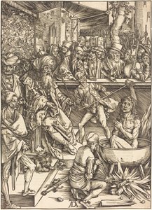 Den helige Johannes martyrium av Albrecht Dürer