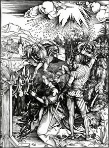 Den heliga Katarinas martyrskap av Albrecht Dürer