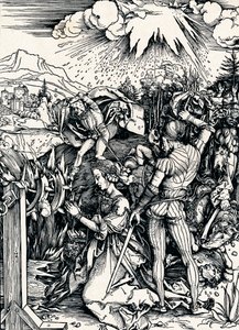 Sankta Katarinas martyrskap, 1497 1906 av Albrecht Dürer