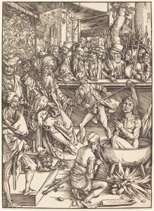 Johannes evangelistens martyrskap av Albrecht Dürer