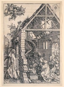 The Nativity, från serien Life of the Virgin av Albrecht Dürer