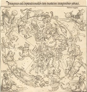 Det norra himmelska halvklotet av Albrecht Dürer