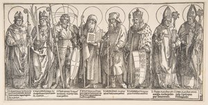 Österrikes skyddshelgon, 1515-17. av Albrecht Dürer
