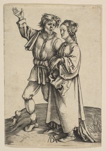 Bonden och hans hustru, ca. 1497. av Albrecht Dürer
