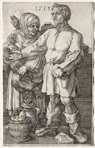 Bönderna på marknaden, 1519. av Albrecht Dürer