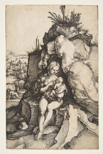 Sankt Johannes Chrysostomos botgöring, ca. 1496. av Albrecht Dürer