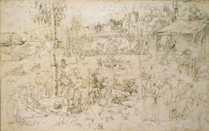 Världens nöjen, tidigt 1500-tal av Albrecht Dürer