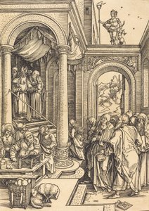 Presentationen av jungfrun i templet, ca. 15021503. av Albrecht Dürer