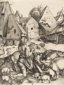 Den förlorade sonen, ca. 1496. av Albrecht Dürer