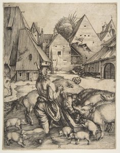 Den förlorade sonen, ca. 1496. av Albrecht Dürer