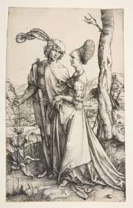 Promenaden, ca. 1498. av Albrecht Dürer