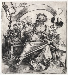The Ravisher, c. 1495. av Albrecht Dürer