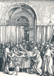 The Rejection of Joachims Offering, 1506 1906 av Albrecht Dürer