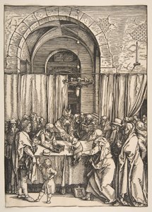 The Rejection of Joachims Offer, från The Life of the Virgin, ca. 1504. av Albrecht Dürer