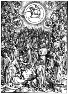 Uppenbarelsen av St John Apocalypse, c1498 av Albrecht Dürer