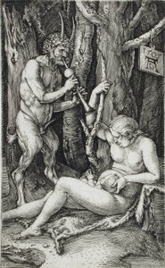Satyrfamiljen av Albrecht Dürer