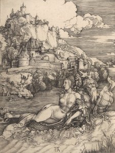 Sjömonstret, ca 1498., ca 1498. av Albrecht Dürer