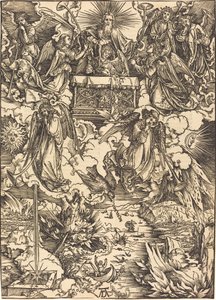 De sju änglarna med trumpeterna av Albrecht Dürer