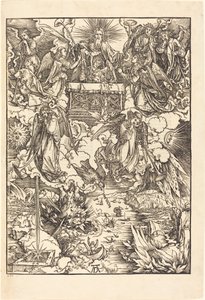 De sju änglarna med trumpeterna av Albrecht Dürer