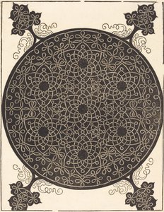 Den sjätte knuten (som kombinerar sju små system av knutar med svarta mittpunkter) av Albrecht Dürer