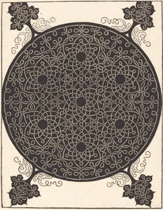 Den sjätte knuten (som kombinerar sju små system av knutar med svarta mittpunkter) av Albrecht Dürer