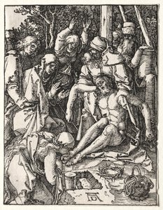 The Small Passion: Lamentation, ca. 1509-1510. av Albrecht Dürer