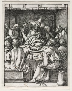 Den lilla passionen: Nattvarden. av Albrecht Dürer