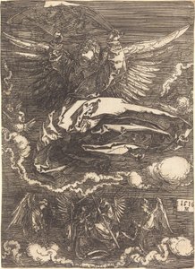 Sudarium som hålls av en ängel av Albrecht Dürer