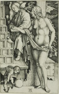 The Temptation of the Idler (Drömmen om doktorn) av Albrecht Dürer