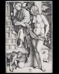 Den latas frestelse (Läkarens dröm) av Albrecht Dürer