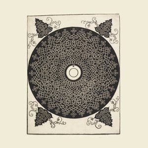 Den tredje knuten (interlace-mönster med vit medaljong) av Albrecht Dürer