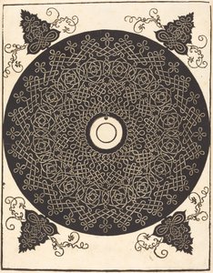 Den tredje knuten (med en svart cirkel på en vit medaljong) av Albrecht Dürer