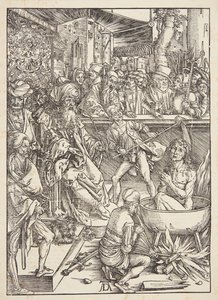 Tortyren av Johannes evangelisten av Albrecht Dürer